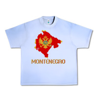 Grape Ice Montenegrin Flag  Montenegro Urban Heavy Tee - trangStudio