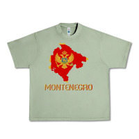 Oil Green Montenegrin Flag  Montenegro Urban Heavy Tee - trangStudio