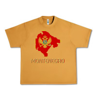 Peanut Butter Montenegrin Flag  Montenegro Urban Heavy Tee - trangStudio