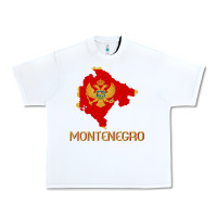 White Montenegrin Flag  Montenegro Urban Heavy Tee - trangStudio