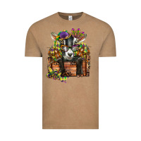 Vintage Coffee mardi gras goat Vintage Tee - CowGirlArtShop