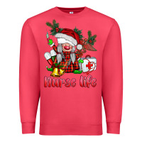 Cardinal christmas nurse life gnome Premium Sweatshirt - BarkalooDesign