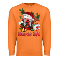 Carrot christmas nurse life gnome Premium Sweatshirt - BarkalooDesign