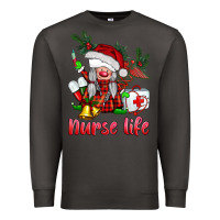 Smoke christmas nurse life gnome Premium Sweatshirt - BarkalooDesign