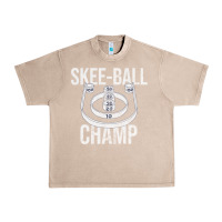French Oak Distressed Skeeball - Skee-ball Champ - Traveling Carnival Urban Heavy Tee - trangStudio