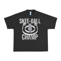 Pigment Black Distressed Skeeball - Skee-ball Champ - Traveling Carnival Urban Heavy Tee - trangStudio