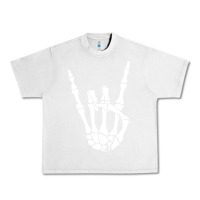 Lunar Rock halloween skeleton hand horns rock n roll music lover tank top Urban Heavy Tee - trangStudio