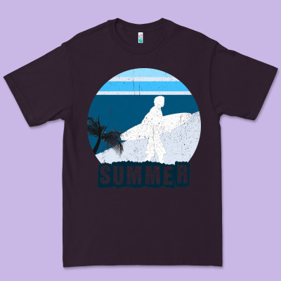 Summer Surf Premium Tee Designed By Bettercallsaul