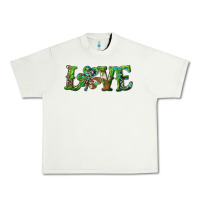 Pistachio love with shamrock Urban Heavy Tee - RanaPortraitStore