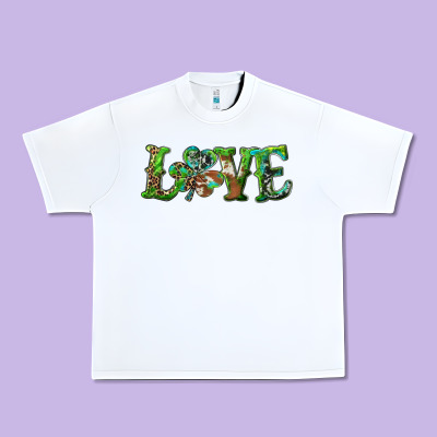 Love With Shamrock Urban Heavy Tee Designed By Ranaportraitstore