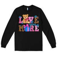 Black love you more olivia Long Sleeve Tee - OliviaCreatesArt