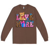 Chestnut love you more olivia Long Sleeve Tee - OliviaCreatesArt