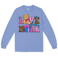 Colony Blue love you more olivia Long Sleeve Tee - OliviaCreatesArt