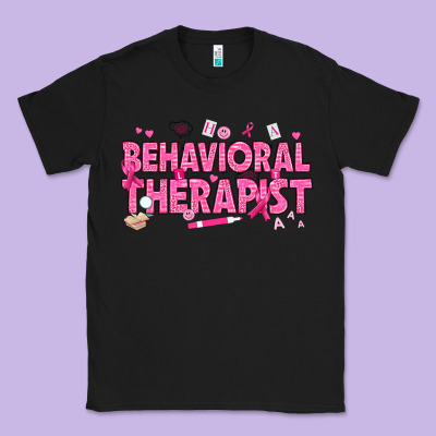 Breast Cancer Behavioral Therapist Classic Tee Designed By Texasbilliewilder