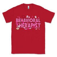 Red Breast Cancer behavioral therapist Classic Tee - texasbilliewilder