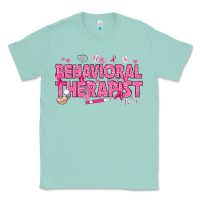 Seafoam Breast Cancer behavioral therapist Classic Tee - texasbilliewilder