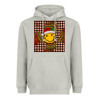 Moon Dust Christmas smiley face Heavyweight Hoodie - BarkalooDesign