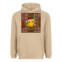 Mushroom Christmas smiley face Heavyweight Hoodie - BarkalooDesign