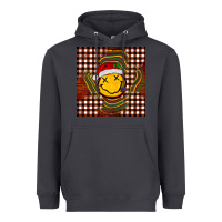 Smoke Christmas smiley face Heavyweight Hoodie - BarkalooDesign