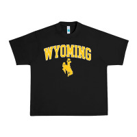 Black Kids Wyoming Cowboys Apparel Fan Favorite Brown Arch Urban Heavy Tee - trangStudio