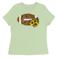 Matcha Leopard Print Footbal Ladies Tee - Bettercallsaul