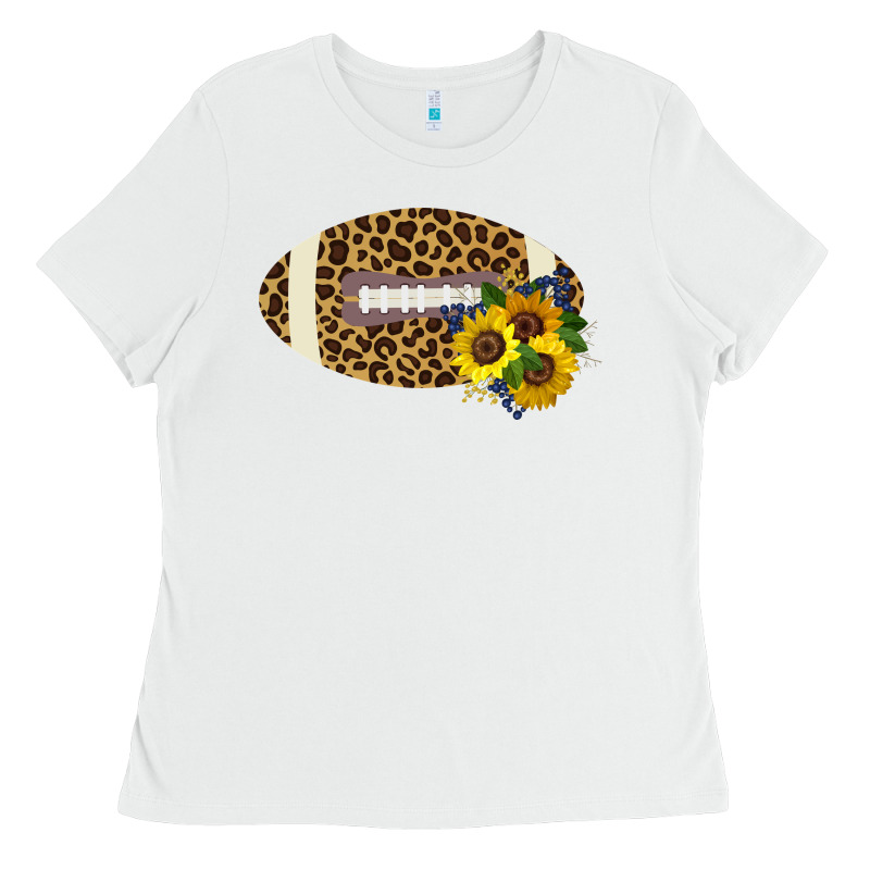 Leopard Print Footbal Ladies Tee by Bettercallsaul | Teevron