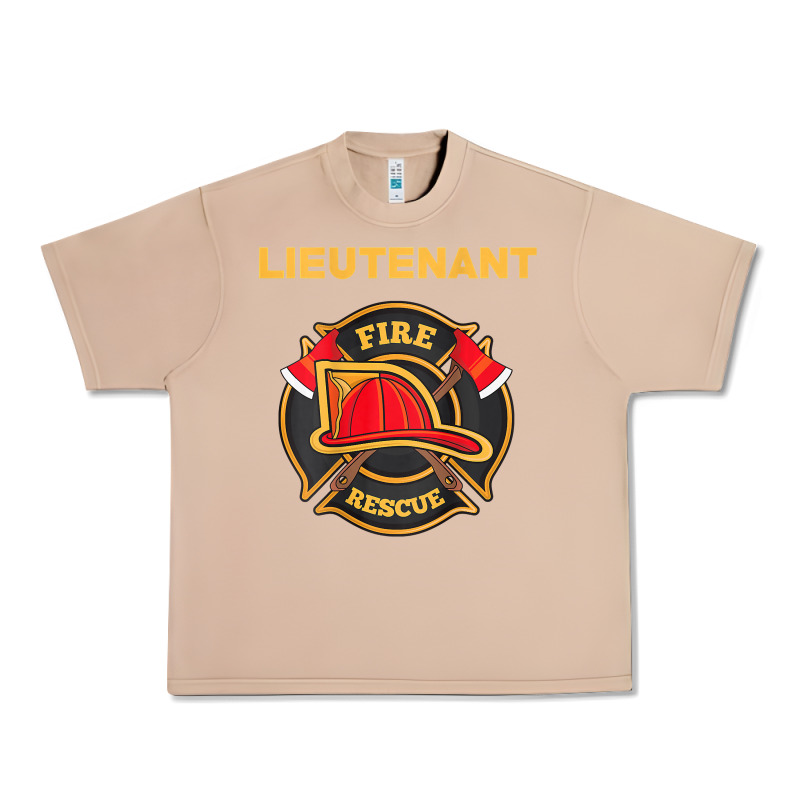 Fire Rescue Lieutenant Department  For Firefighters Urban Heavy Tee by trangStudio | Teevron