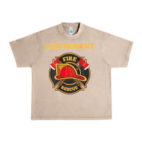 French Oak fire rescue lieutenant department  for firefighters Urban Heavy Tee - trangStudio