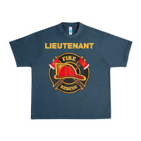 Midnight Navy fire rescue lieutenant department  for firefighters Urban Heavy Tee - trangStudio