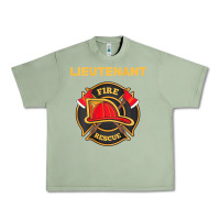 Oil Green fire rescue lieutenant department  for firefighters Urban Heavy Tee - trangStudio