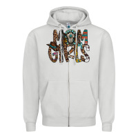 Dove Grey mom of girls Zipper Hoodie - RacoonDesign