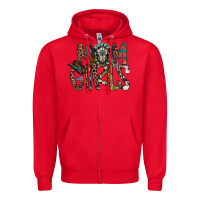 Red mom of girls Zipper Hoodie - RacoonDesign