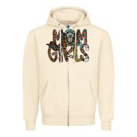 Sandshell mom of girls Zipper Hoodie - RacoonDesign