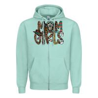 Seafoam mom of girls Zipper Hoodie - RacoonDesign