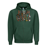 Sports Green mom of girls Zipper Hoodie - RacoonDesign