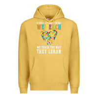 Antique Gold Autism Awareness Teacher Premium Hoodie - CowhideDigitalArt