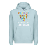 Blue Mist Autism Awareness Teacher Premium Hoodie - CowhideDigitalArt