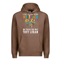 Chestnut Autism Awareness Teacher Premium Hoodie - CowhideDigitalArt