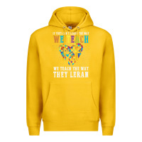 Lemon Autism Awareness Teacher Premium Hoodie - CowhideDigitalArt