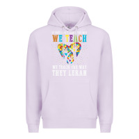 Lilac Autism Awareness Teacher Premium Hoodie - CowhideDigitalArt
