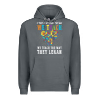 Rock Autism Awareness Teacher Premium Hoodie - CowhideDigitalArt