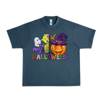 Midnight Navy my first halloween Urban Heavy Tee - CowGirlArtShop