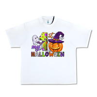 White my first halloween Urban Heavy Tee - CowGirlArtShop