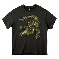 Asphalt alligator Heavy Core Tee - BarkalooDesign