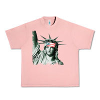 Salmon Puerto Rico Resiste Statue of Liberty Puerto Rican Flag Urban Heavy Tee - trangStudio