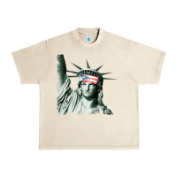 Sandshell Puerto Rico Resiste Statue of Liberty Puerto Rican Flag Urban Heavy Tee - trangStudio