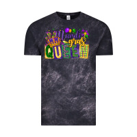 Cloud Black mardi gras queen Vintage Tee - CowGirlArtShop