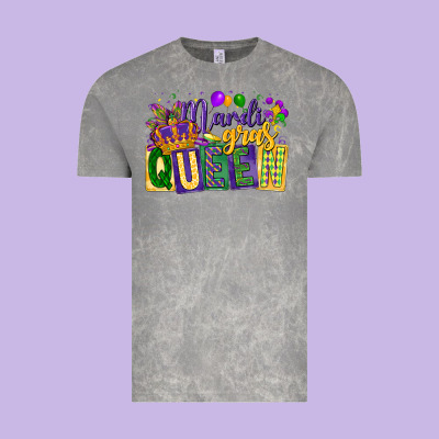 Mardi Gras Queen Vintage Tee Designed By Cowgirlartshop