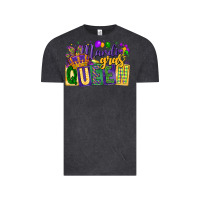 Vintage Black mardi gras queen Vintage Tee - CowGirlArtShop
