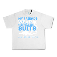 Lunar Rock My Friends Wear Tight Rubber Suits  Scuba Diving & Diver Urban Heavy Tee - trangStudio